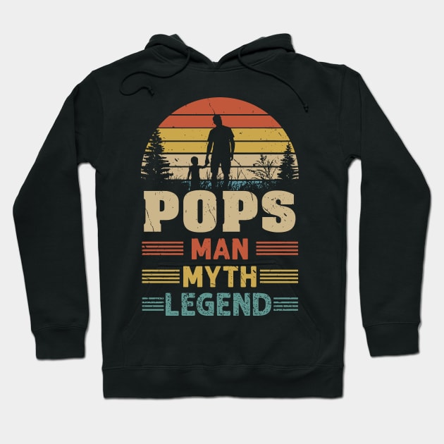 Pops The Man The Myth The legend Hoodie by binding classroom